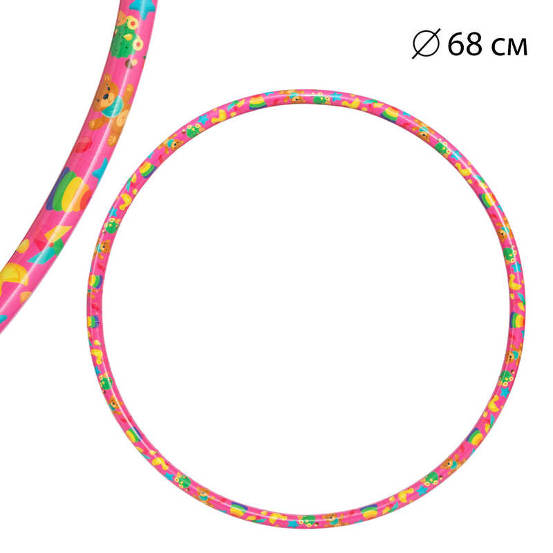 гр Обруч "Дівчинка №1" 0201 (1) ЦІНА ЗА 10 ШТУК В УПАКОВЦІ, d=68 см ,"Bamsic"