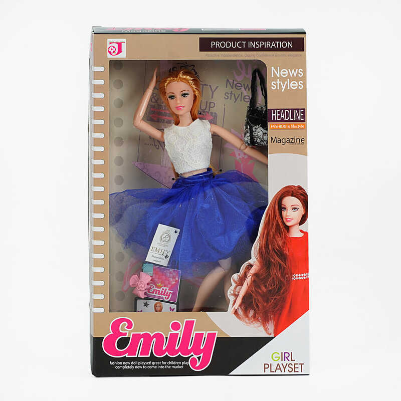 Лялька QJ 062 C (48/2) 30 см, знімне взуття, аксесуари, в коробці