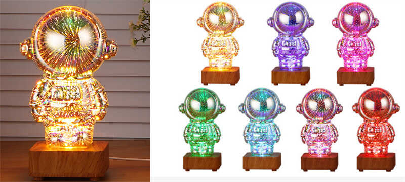 Нічник C 67117 (20) висота 21 см, від мережі, проєкція, в коробці