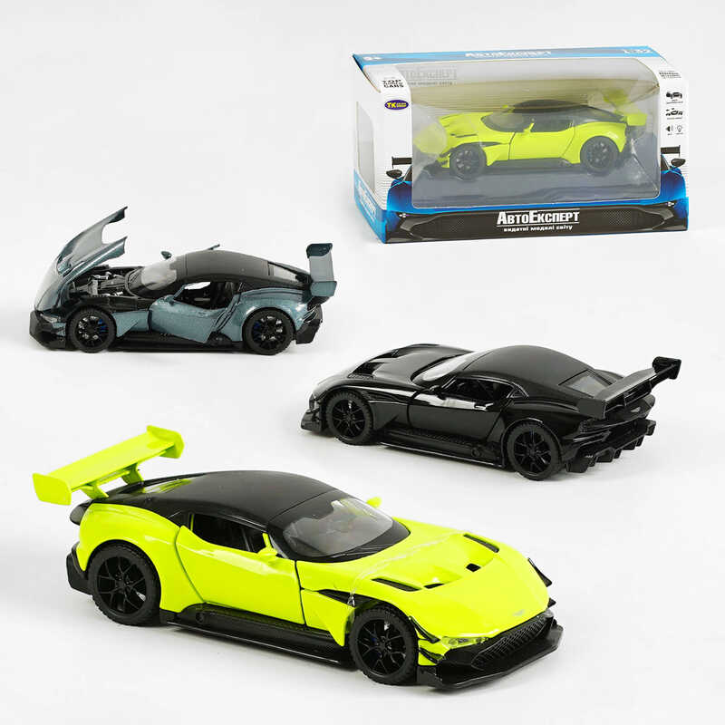 Машинка TK - 10601 (48/2) "Авто Експерт", 3 кольори, металопластик, 1:32, звук, світло, інерція, рухомі елементи, в коробці, ВИДАЄТЬСЯ МІКС ВИДІВ