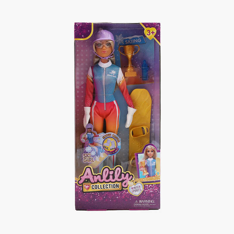 Лялька 616186 (48) висота - 31 см, гумова голова, шарнірні суглоби, аксесуари, в коробці