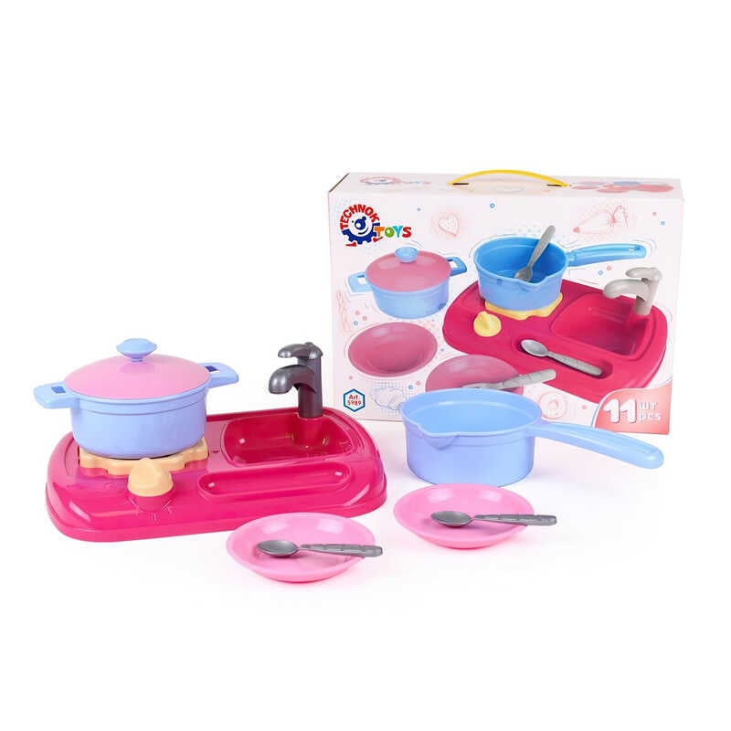гр Кухня з набором посуду 5989 (5) "Technok Toys"