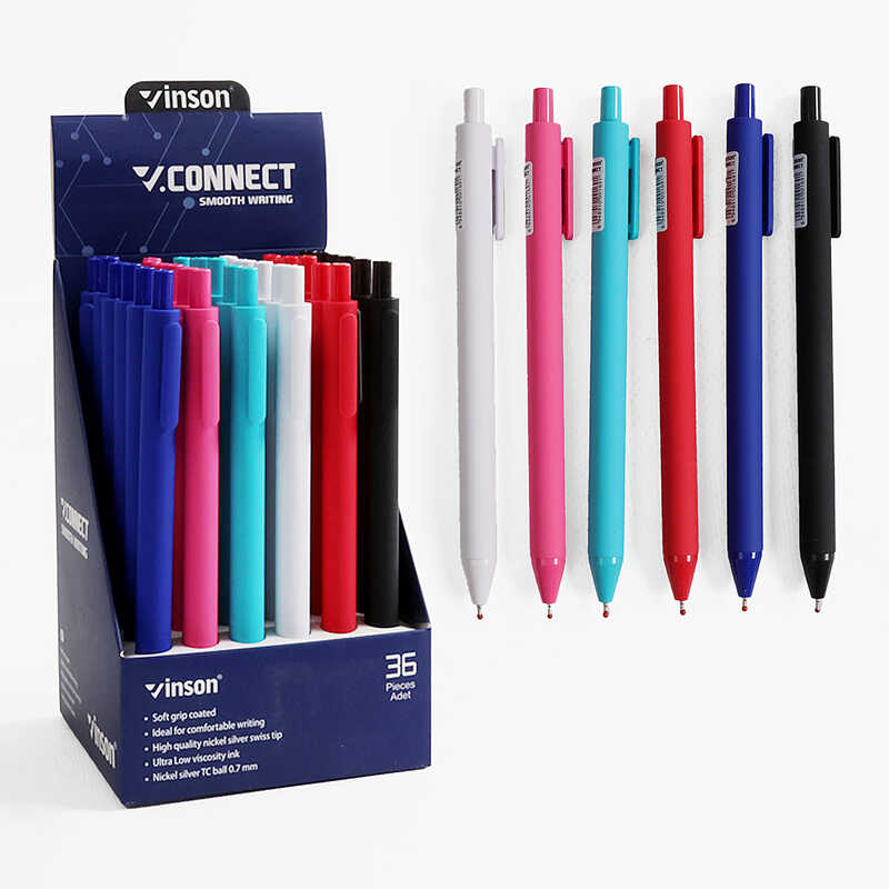 Ручка C 71971 (40) ЦІНА ЗА 36 ШТУК В БЛОЦІ, кулькова, синя паста, в коробці