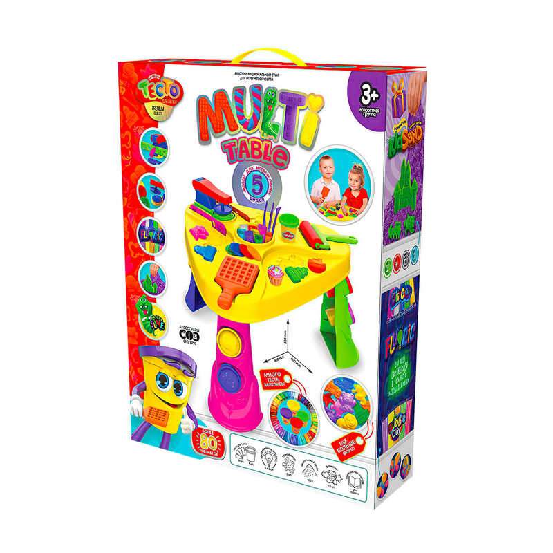 гр Мульти столик для ліплення "Multi Table" MTB-01-01U УКР. (3) "Danko Toys"