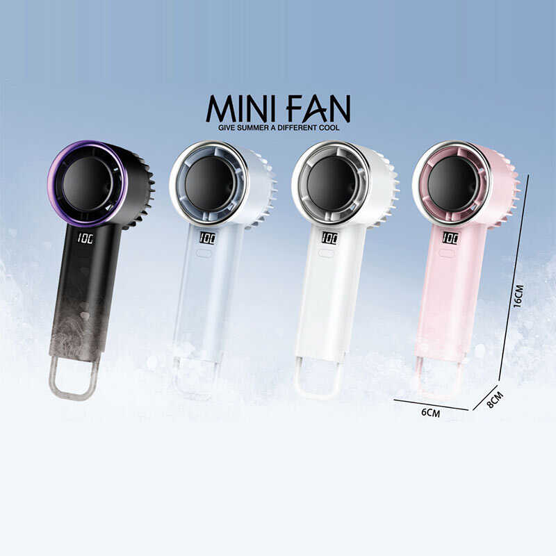 Вентилятор SD-15 (100/2) вбудований акумулятор 3.7 V, 5 режимів потужності, екран, кабель USB Type-C, в коробці