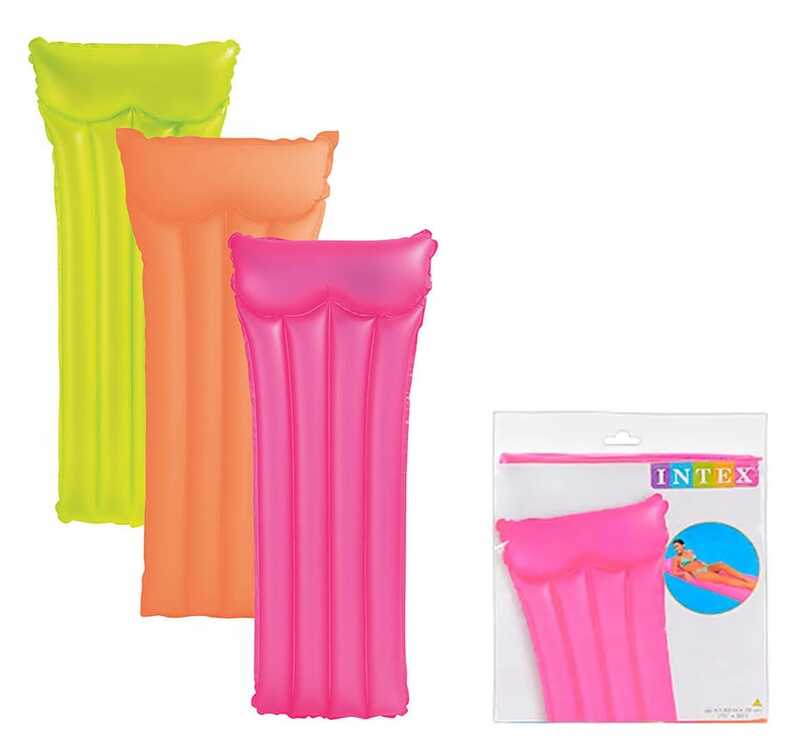 «Intex Матрац 59717 NP "Неон" , 3 кольори, розміром 183х69см, вага: 0,7 кг, від 12-ти років