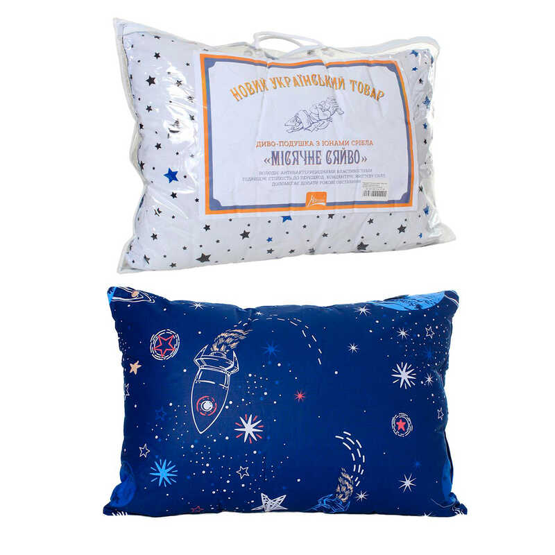 гр Подушка "Місячне сяйво" 4010062 бавовна набивна, силіконізоване волокно, 50*70 см., кольорова (1) ВИДАЄТЬСЯ МІКС, "Homefort"