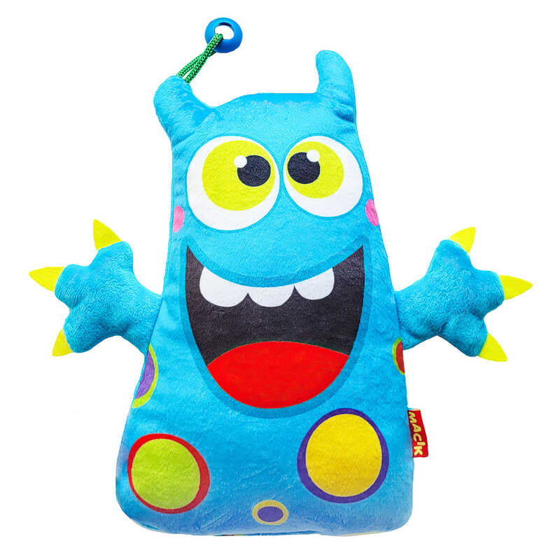 гр Іграшка м’яконабивна МС 090102-06 "Монстрик" колір блакитний (10) "Масік", висота 31 см