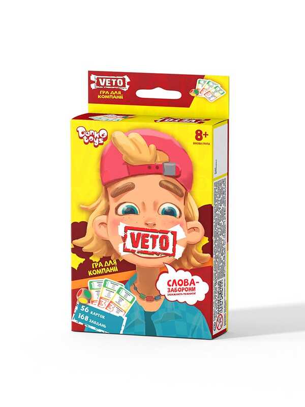 гр Гра настільна "Veto" VETO-02-01U МІНІ УКР (32) "Danko Toys"