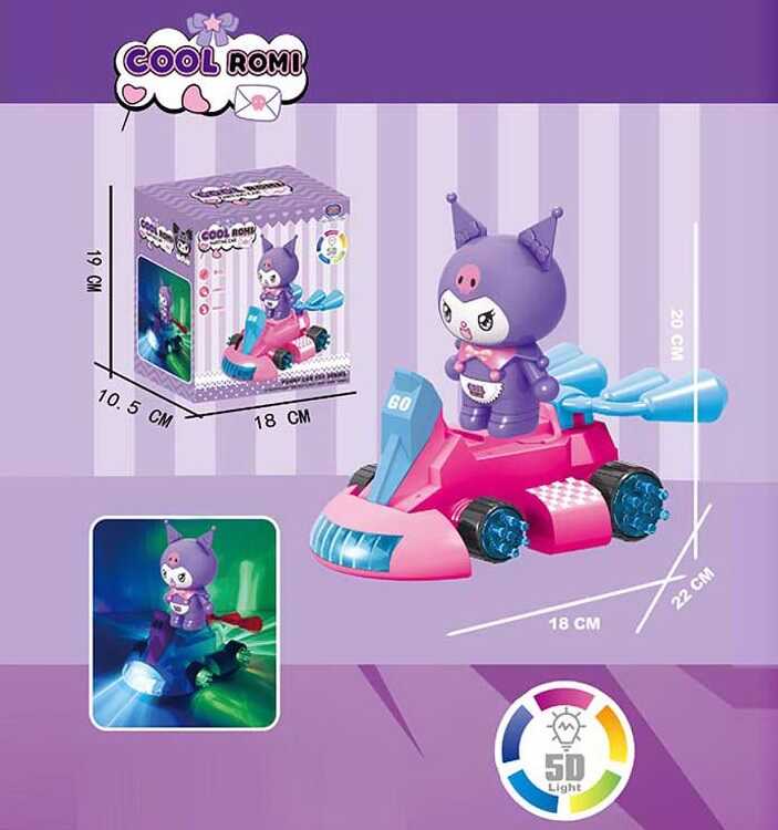 Музична іграшка NR 617-291 (72/2) “Герой”, пісня англійською мовою, підсвічування, колесо вільного ходу,  в коробці