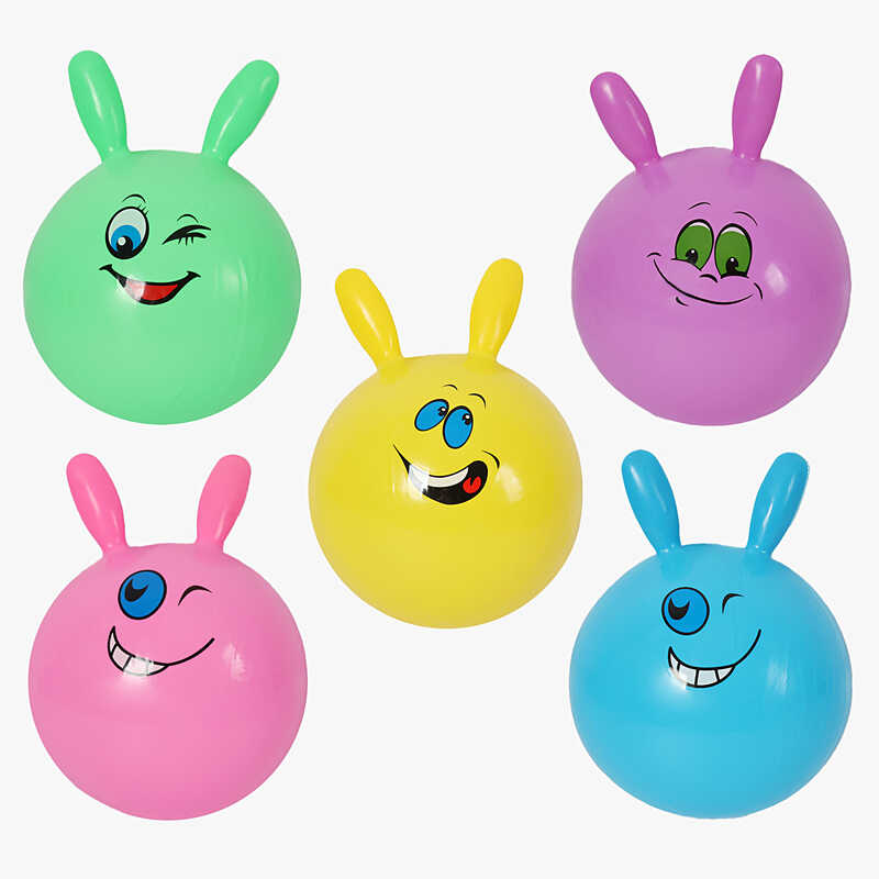 М`яч для фітнесу C 74524 (80) діаметр 30 см, висота з вушками - 40 см, у пакеті, ВИДАЄТЬСЯ МІКС