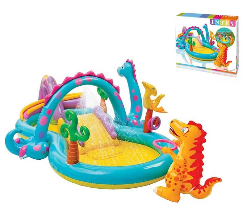 Intex Ігровий центр 57135 NP (2) розміром 333х229х112см, об'ємом 280л, вагою 8,1 кг, від 3 років