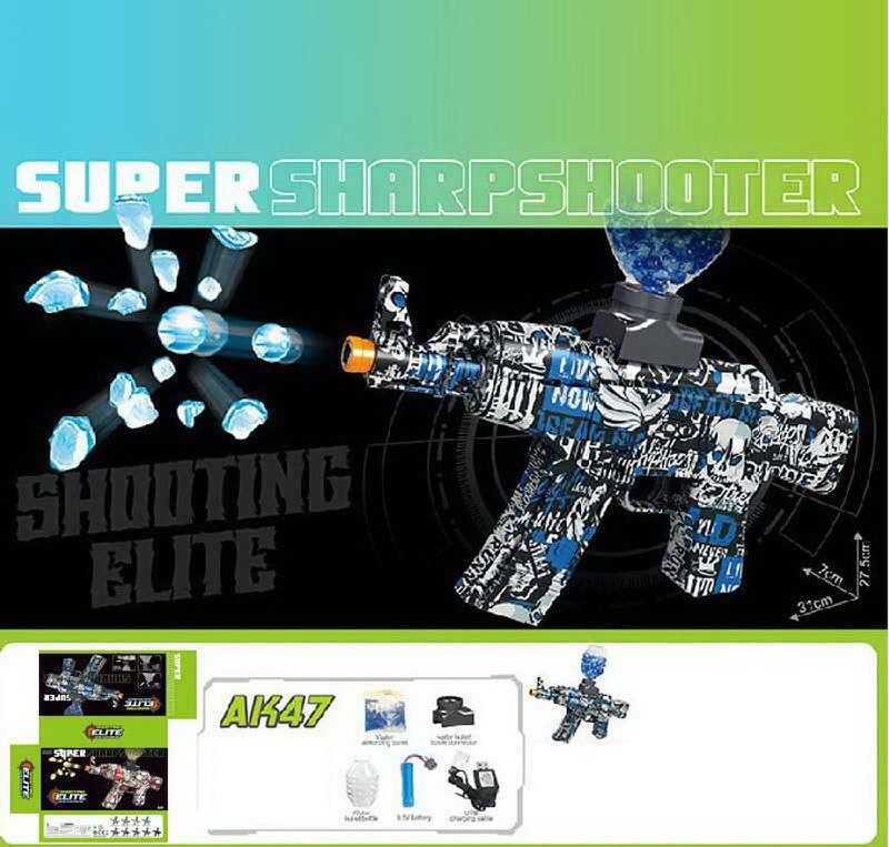 Автомат YF 1832-1 (36) акумулятор 3.7 V, автоматичний принцип роботи, стріляє орбізами, знімний магазин, в коробці