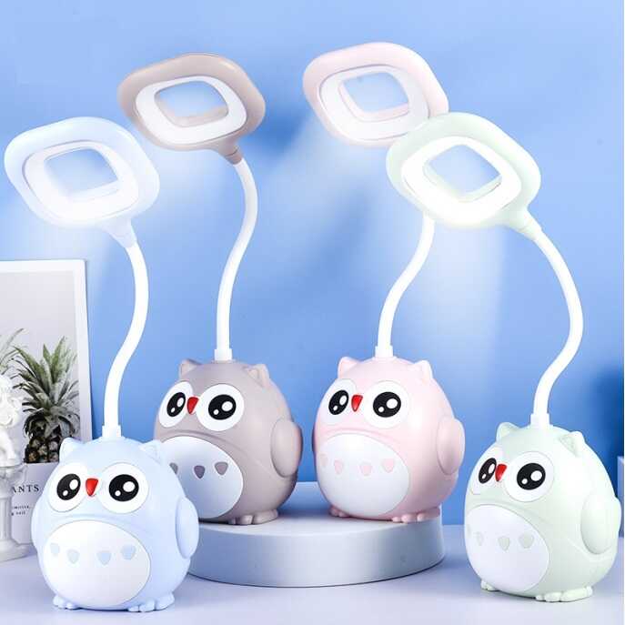 Лампа настільна світлодіодна C 71609 (96) 4 кольори, 2 режими, вбудований акумулятор, органайзер для ручок, в коробці, ВИДАЄТЬСЯ ТІЛЬКИ МІКС ВИДІВ