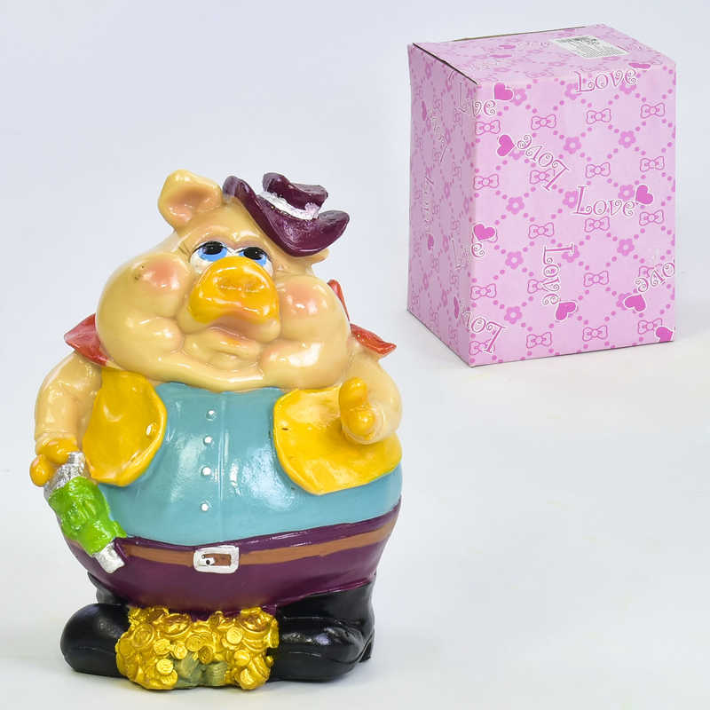 Скарбничка C 30130 (48) 1шт в коробці, керамічна, в коробці