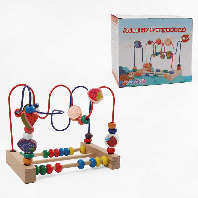 Пальчиковий лабіринт C 74252 (24) дерев`яний, в коробці