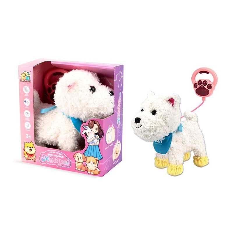 Улюбленець 8832-72 (48/2) "Собачка", на повідці, звук, музика, ходить, реагує на дотик та оплески, повторює фрази, в коробці