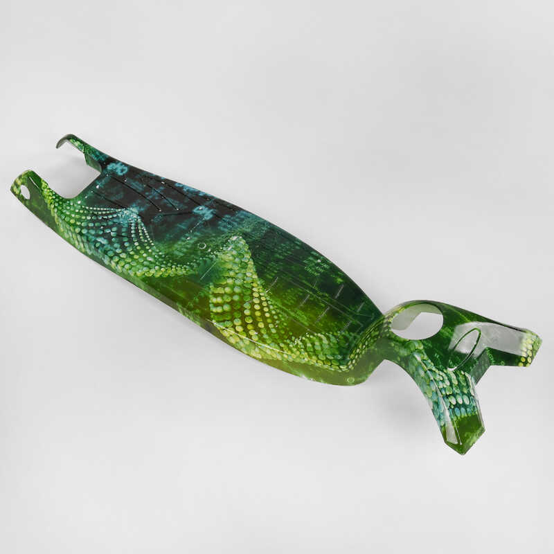 Пластикова платформа для самокату MAXI PR - 13027/113 (100) Best Scooter, аквапринт, довжина 45.5см, ширина 13.5 см