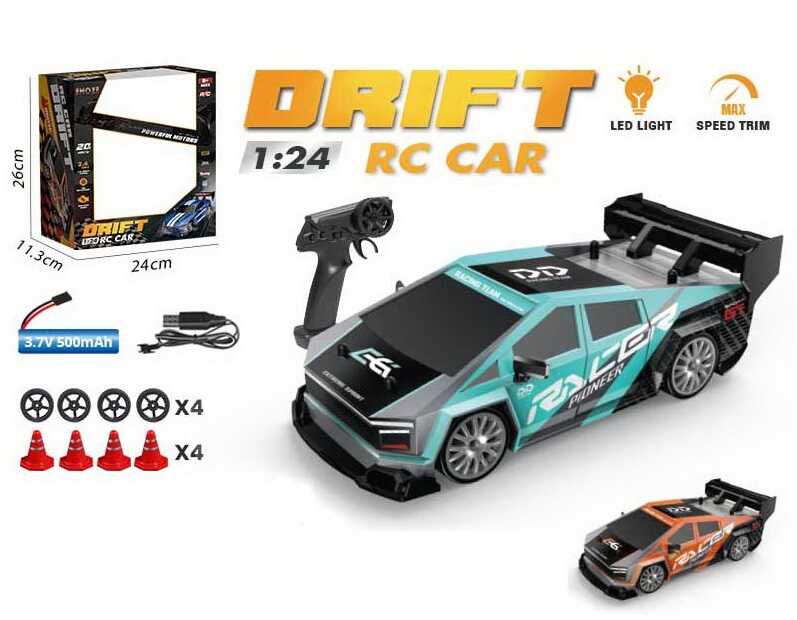 Машина на радіокеруванні 8603 E (28) 2 кольори, акумулятор 3.7 V, пульт 2.4 GHz, підсвічування, гумові шини, викрутка, в коробці, ВИДАЄТЬСЯ МІКС