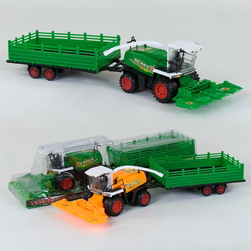 Комбайн інерційний 0488-103 (36/2) 2 види, з причепом, в слюді