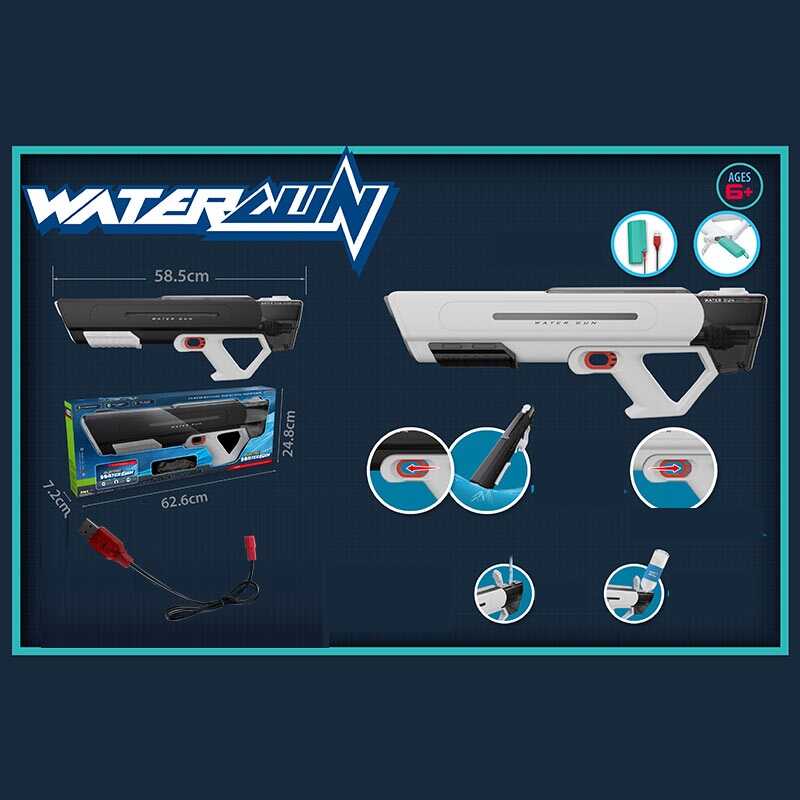 Водний автомат T 13 (12) 2 кольори, автоматичний та механічний принципи роботи, акумулятор 3.7 V, автоматично набирає воду, в коробці