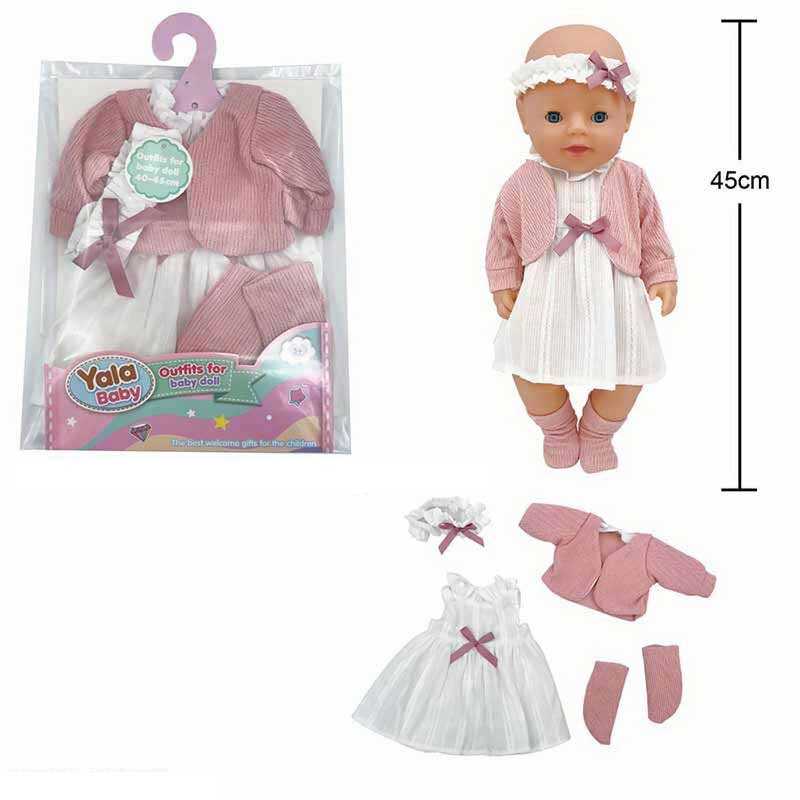 Одяг для пупса BLC 242 R (120) на пупса висотою 40-45 см, в пакеті