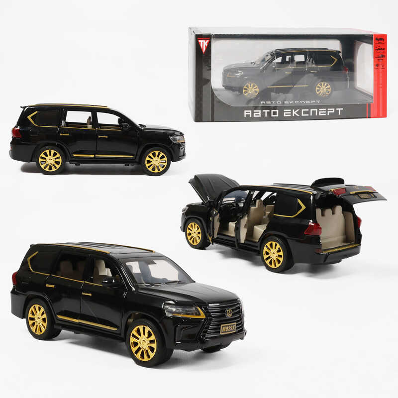 Джип RS-07596 (24) "Авто Експерт", металопластик, 1:24, звук, світло, інерція, відчиняються двері, в коробці